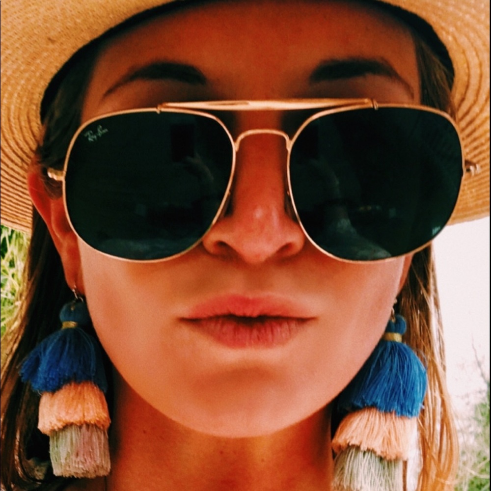 Ray ban square aviators